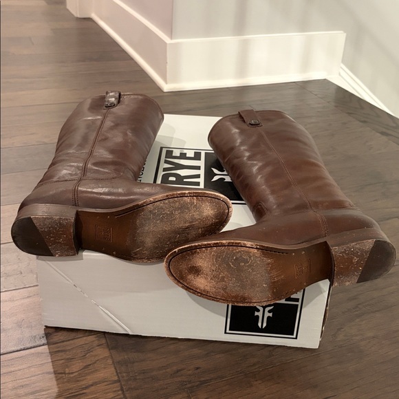 Frye Melissa Button Boots Sz 7.5 Extended Calf - Picture 6 of 13